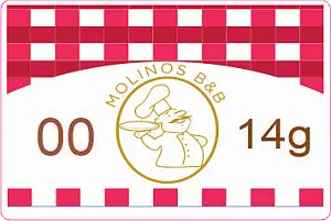 Harina 00 alta proteina de fuerza marca molinos B&B