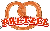 Logotipo galleta pretzel tradicional