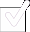 Checkmark sola BLANCA MINI 30x