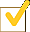 Checkmark sola DORADA MINI 30x