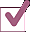 Checkmark sola MORADA MINI 30x