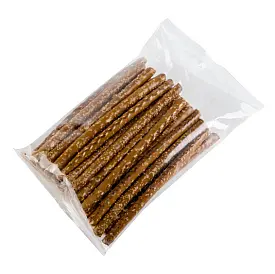 Bolsa con 25 piezas de pretzel rods de palito